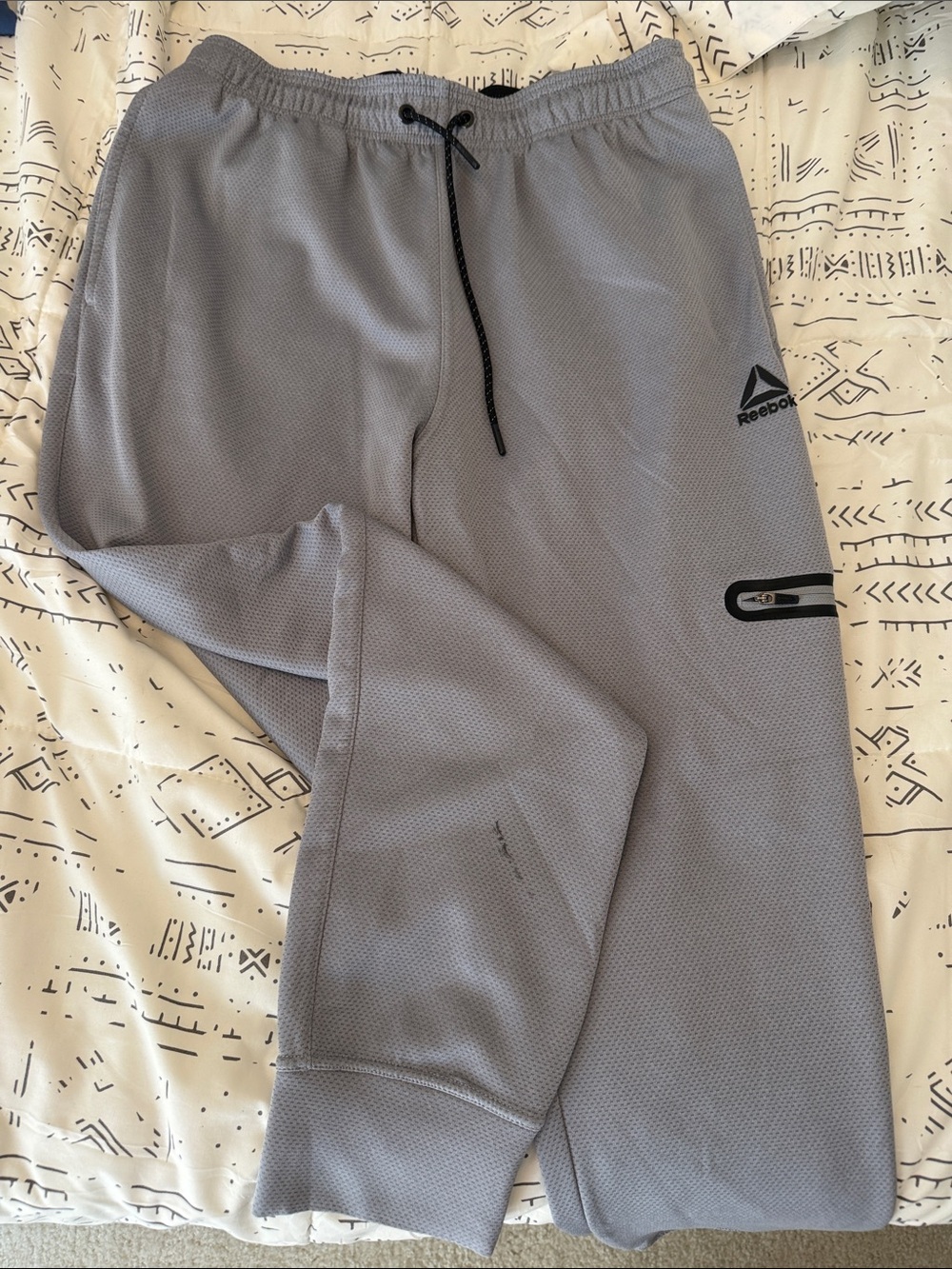 Reebok Light Gray Men's Performance Joggers